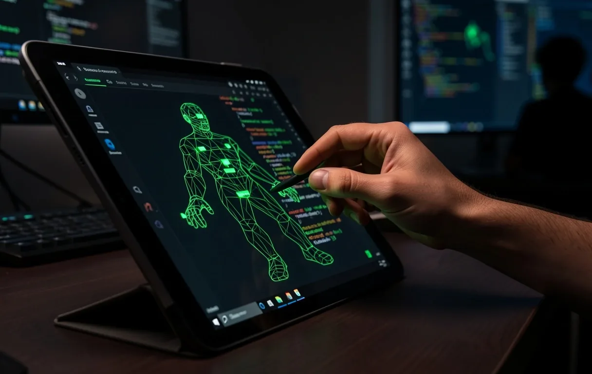 Premium tablet game visual
